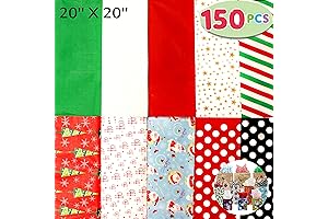 Joiedomi Holiday Gift Tissue Paper Variety Pack
