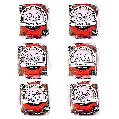 Miniatura 7 de Dolci di Maria  Brownies de frambuesa  Snack sin gluten y lácteos  1 paquete de 6 brownies, 3.0 onzas cada uno