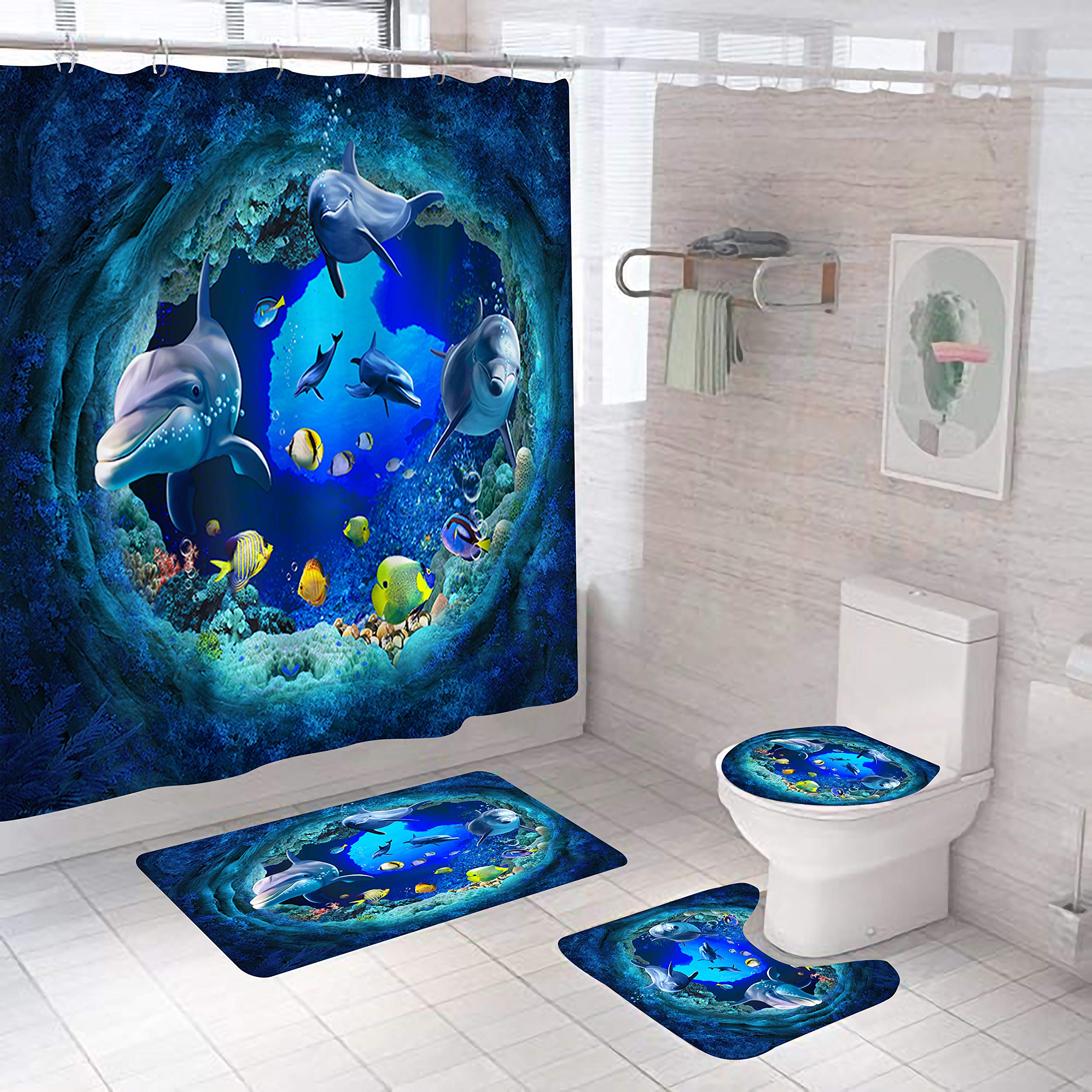 Alfombra de baño antideslizante de PVC con ventosas y agujeros de Alfombra de baño antideslizante de PVC con ventosas y agujeros de