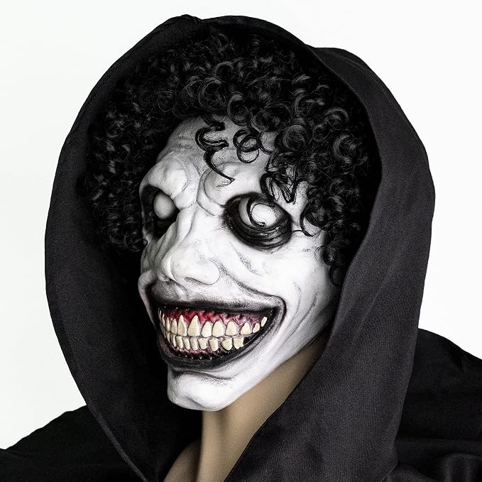 Máscara Demonio Sonriente Halloween de Látex miniatura 6