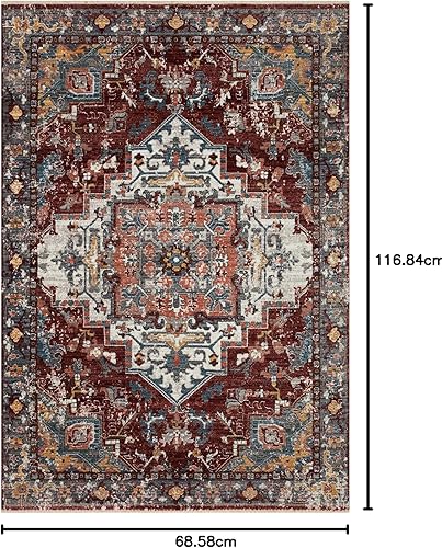 Miniatura 7 de Loloi II Samra Collection SAM-08 - Alfombra de pasillo (2 pies y 7 pulgadas x 8 pies), color carbónmulticolor