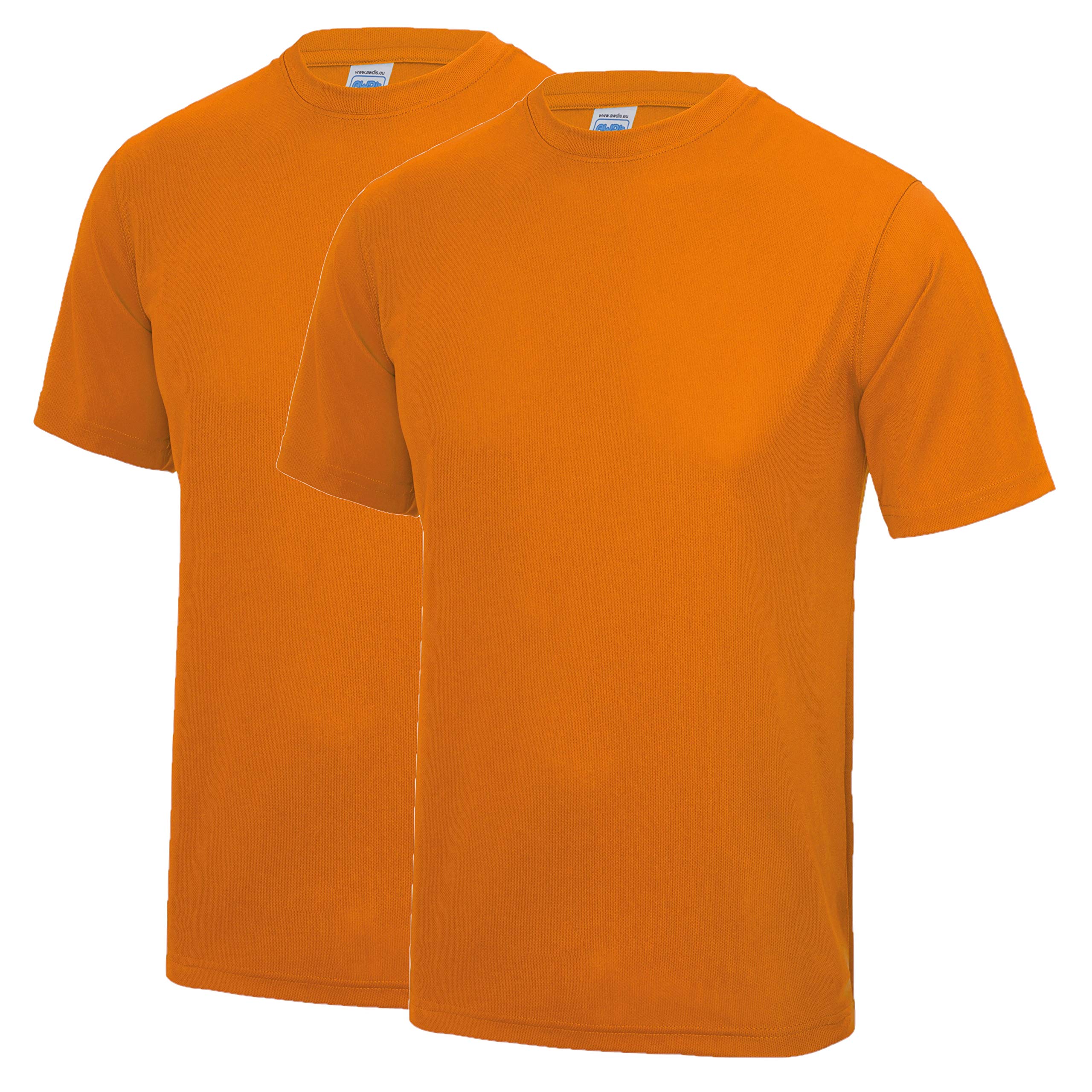 AWDis Just Cool JC001 Cool T 2 Pack - Orange Crush - 3X-Large
