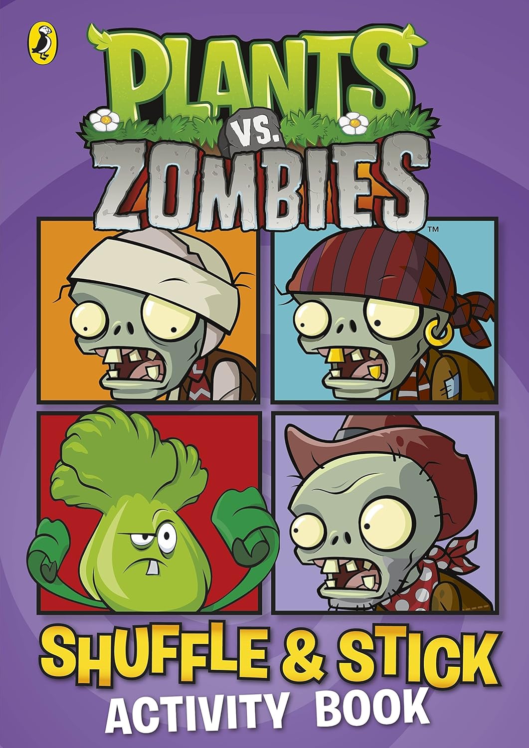 Amazon Plants vs. Zombies Shuffle & Stick Activity Book (Plants Vs