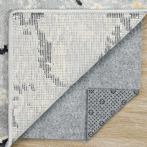 ITSOFT Almohadilla de fieltro antideslizante ultra premium, almohadilla de agarre gruesa para suelos de madera dura debajo de la alfombra, protege