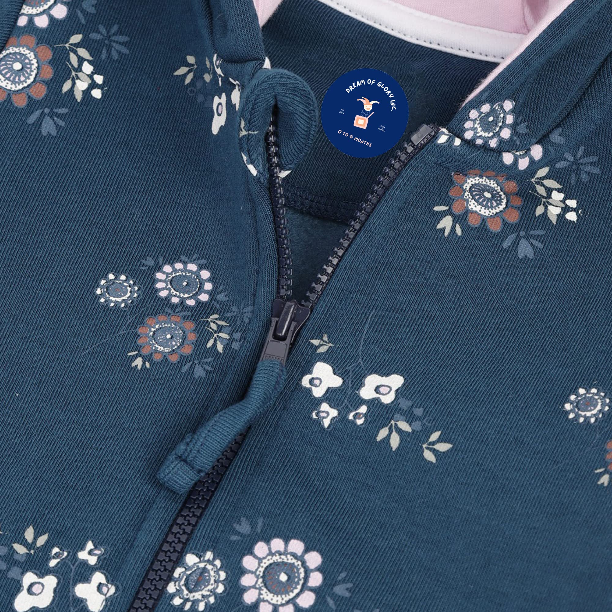 Dream of Glory Inc. Baby Girls Hoodies (DOGI-Girls_IGK655_Athena-Green_12M-18M) 2
