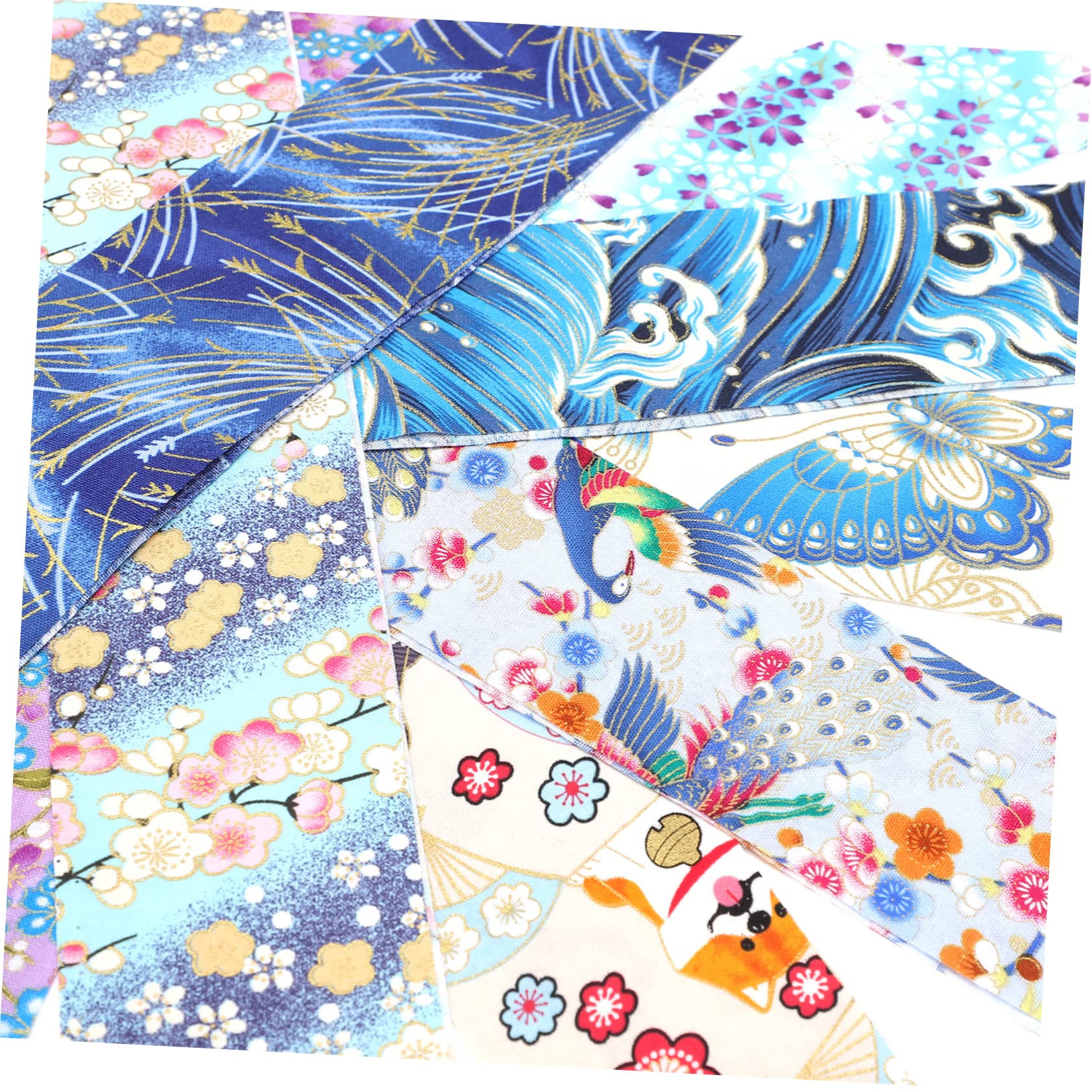 40blätter Baumwollstoff Patchwork Blumenmuster Steppstoff zum Nähen Stoffstreifen für Quilten und DIY-projekte
