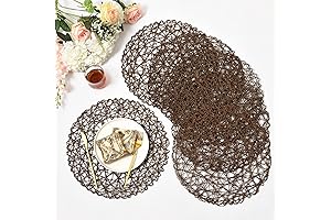 IcosaMro Woven Brown Placemats