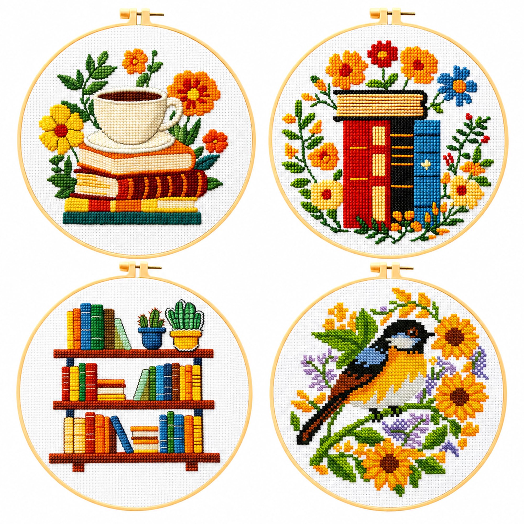 Woodland Animal Cross Stitch Kits - Beginner Friendly -19 Woodland Animal Cross Stitch Kits - Beginner Friendly -19