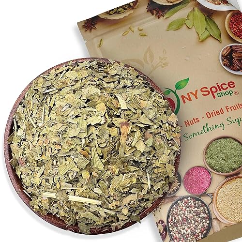 NY Spice Shop Hojas de Ginkgo Biloba - Vegano crudo - Trunatura seca totalmente natural - Hierba de té fresca (8 onzas)