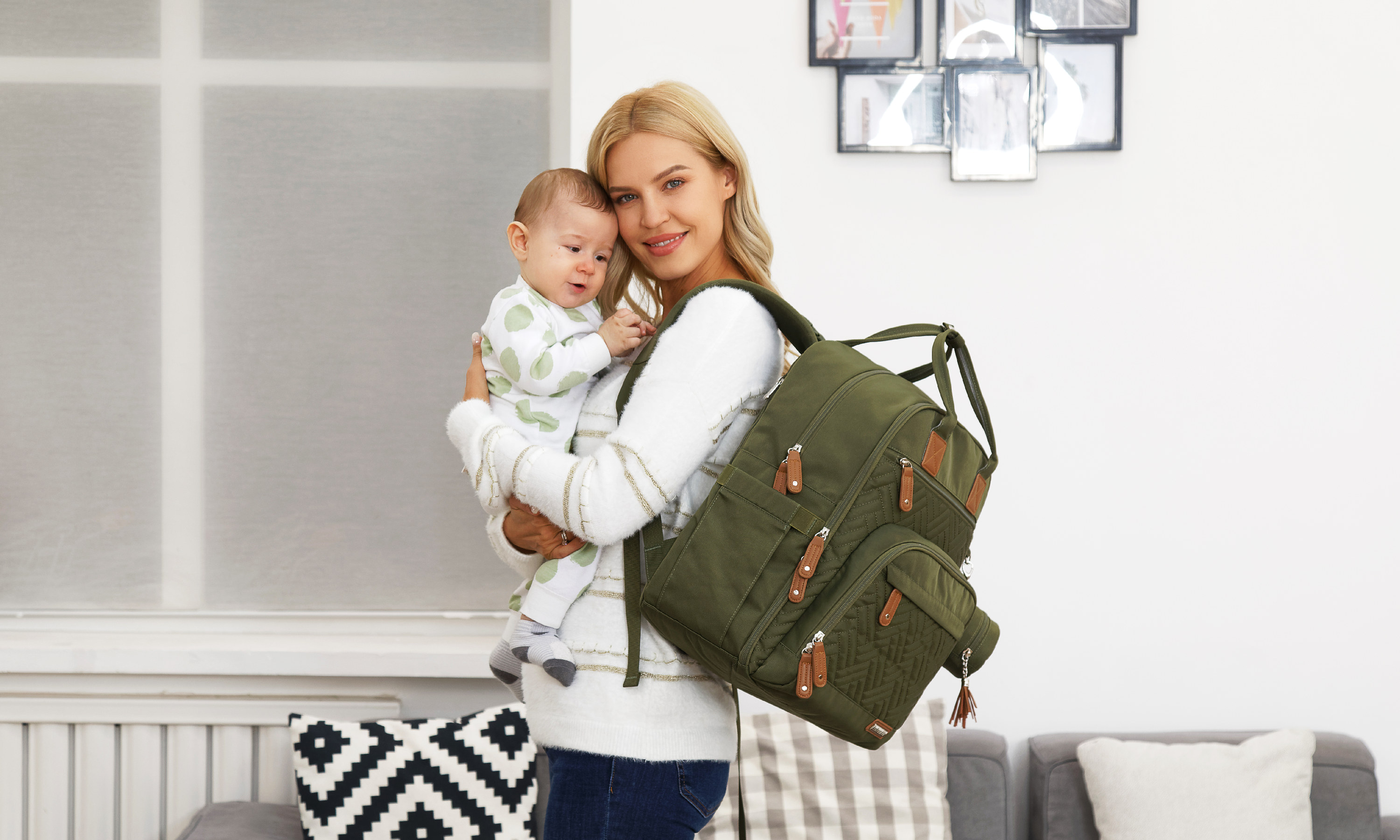 Amazon.com: iniuniu Diaper Bag Backpack, 4 in 1 kit Large 
