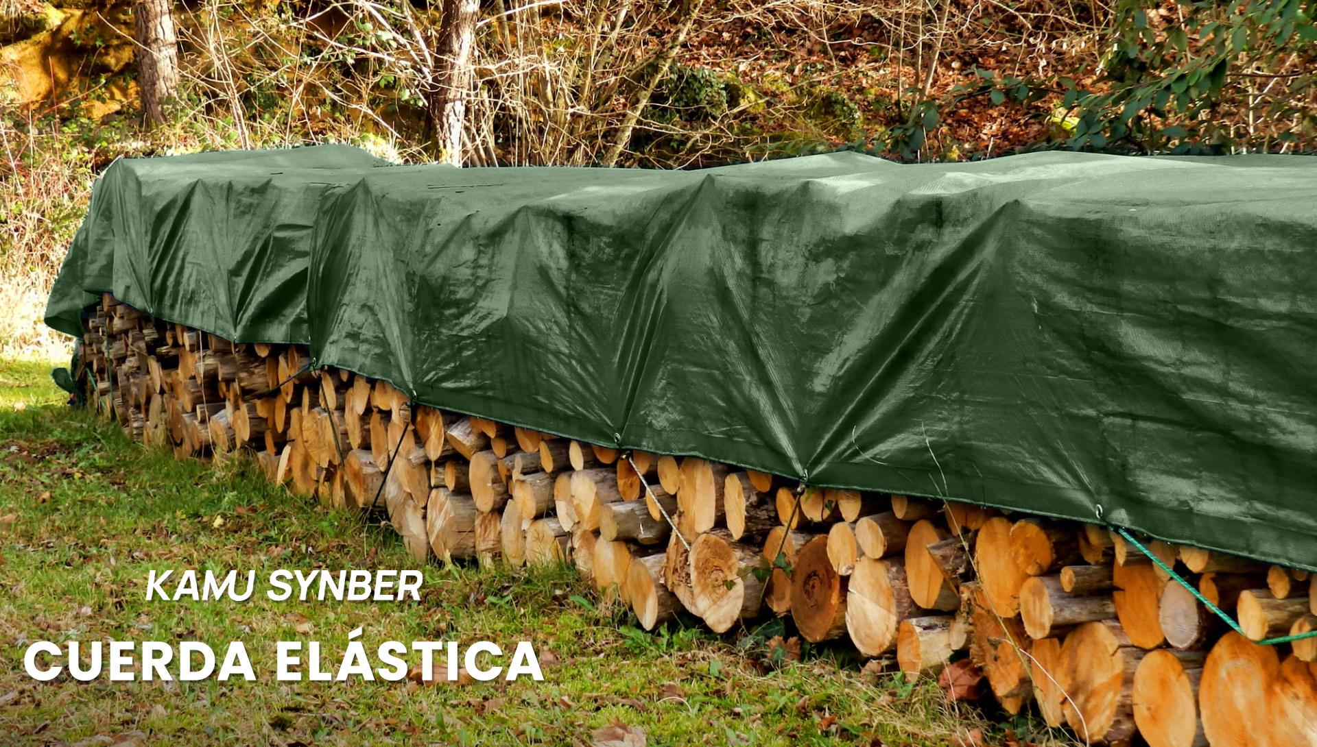 Cuerda Elástica Negra 6mm X 20m + Accesorios - Ideal Para Toldos, Lonas, Pulseras, Remolque Y Manualidades