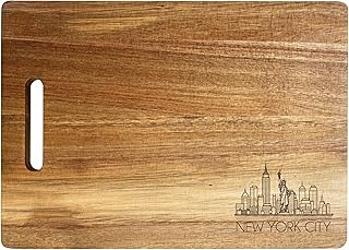 New York City Souvenir Wooden Cutting Board 10 x 14 - Small Engraving