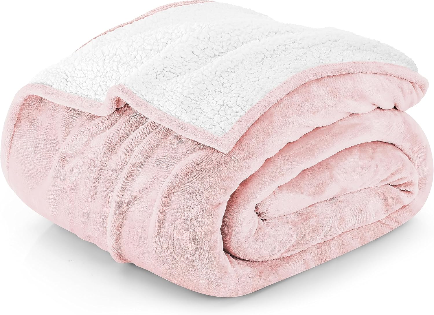 Utopia Bedding Sherpa Blanket California King Size [Pink