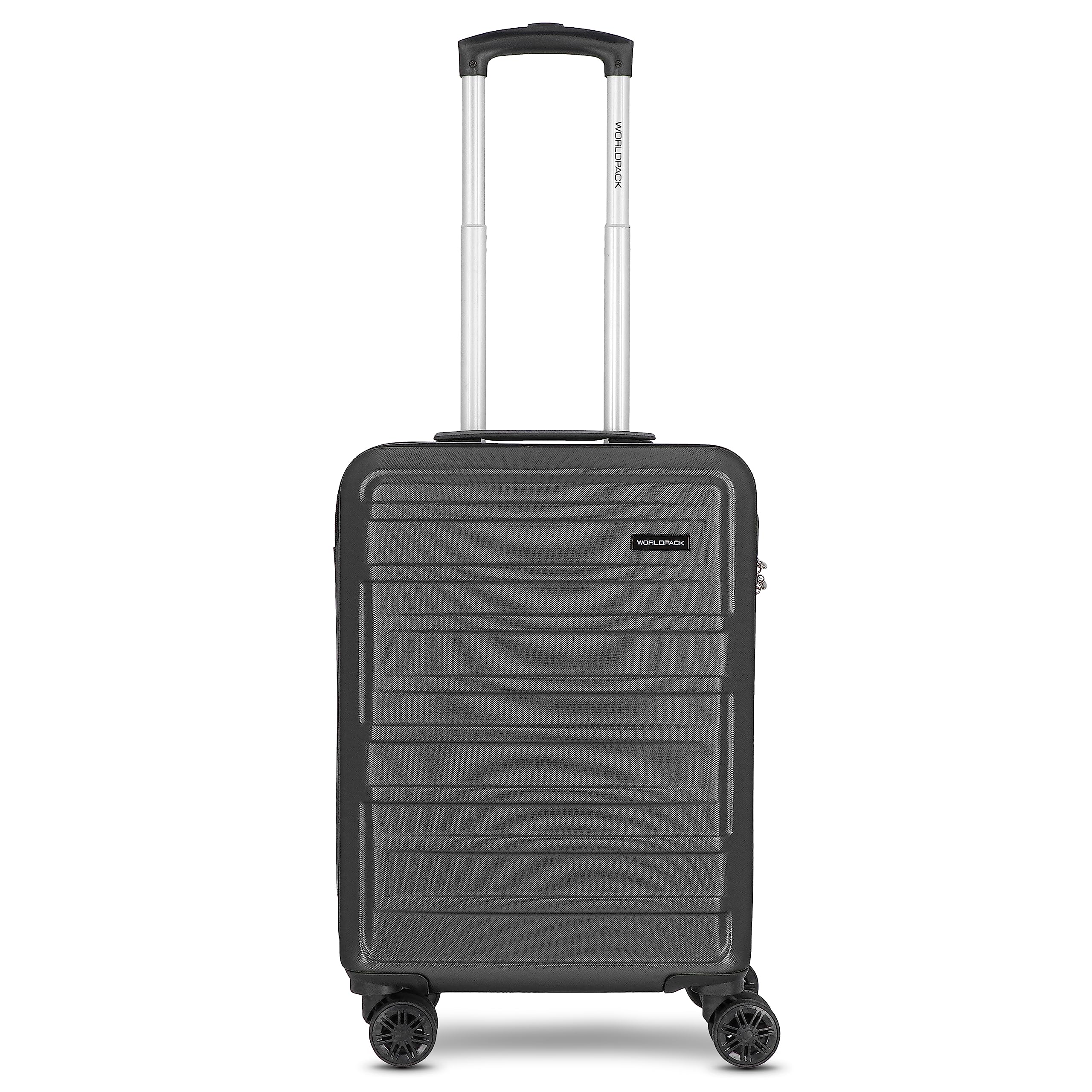 New York 2.0 4 rollos, negro/metálico, S (55 cm), Equipaje duro