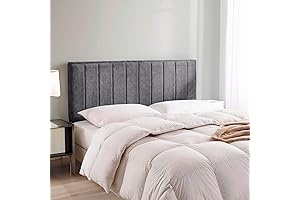 Luxurious Upholstered Queen Headboard with Integrated Soundproof Panels