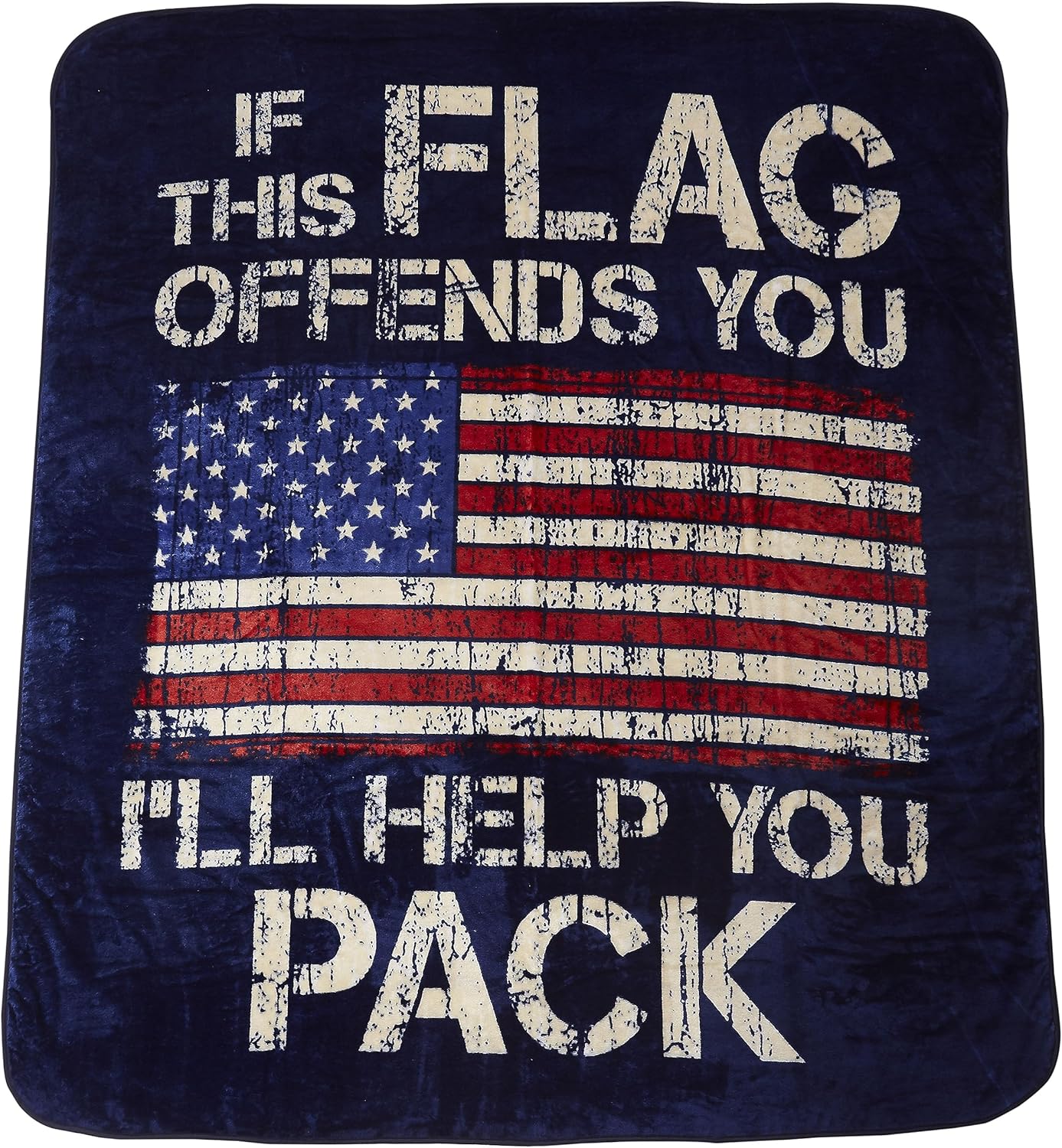 Regal Comfort Pack It Queen Size Blanket - 79” L x 86” W Medium Weight Super Soft Faux Fur Blanket for Bed, Couch and Living Room Decor