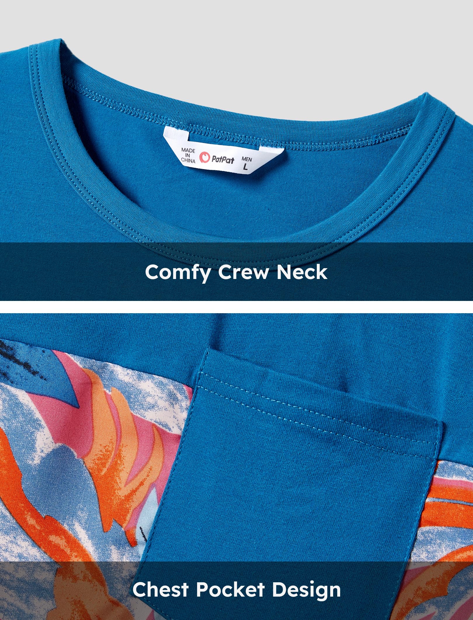 PATPAT Family Partner Look Set, Hawaii Summer Outfit for Mum Dad, Children, Beach Wear Family - Image 3