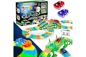 USA Toyz Snap and Glow Trax: Bendable Light-Up LED Race Track for Endless Creative Fun