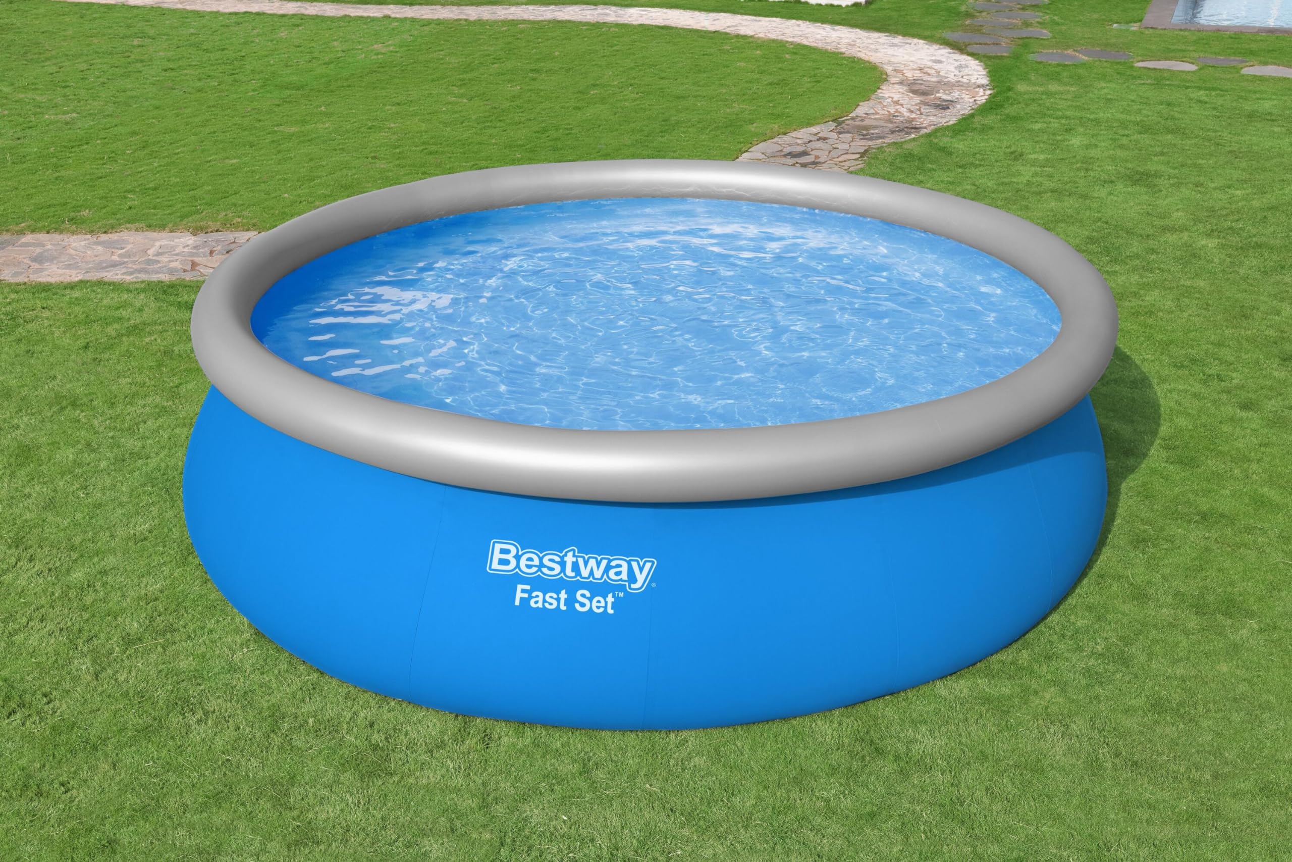 Bestway Fast Set Pool Set 457 x 122 cm con Pompa Filtro e Accessori