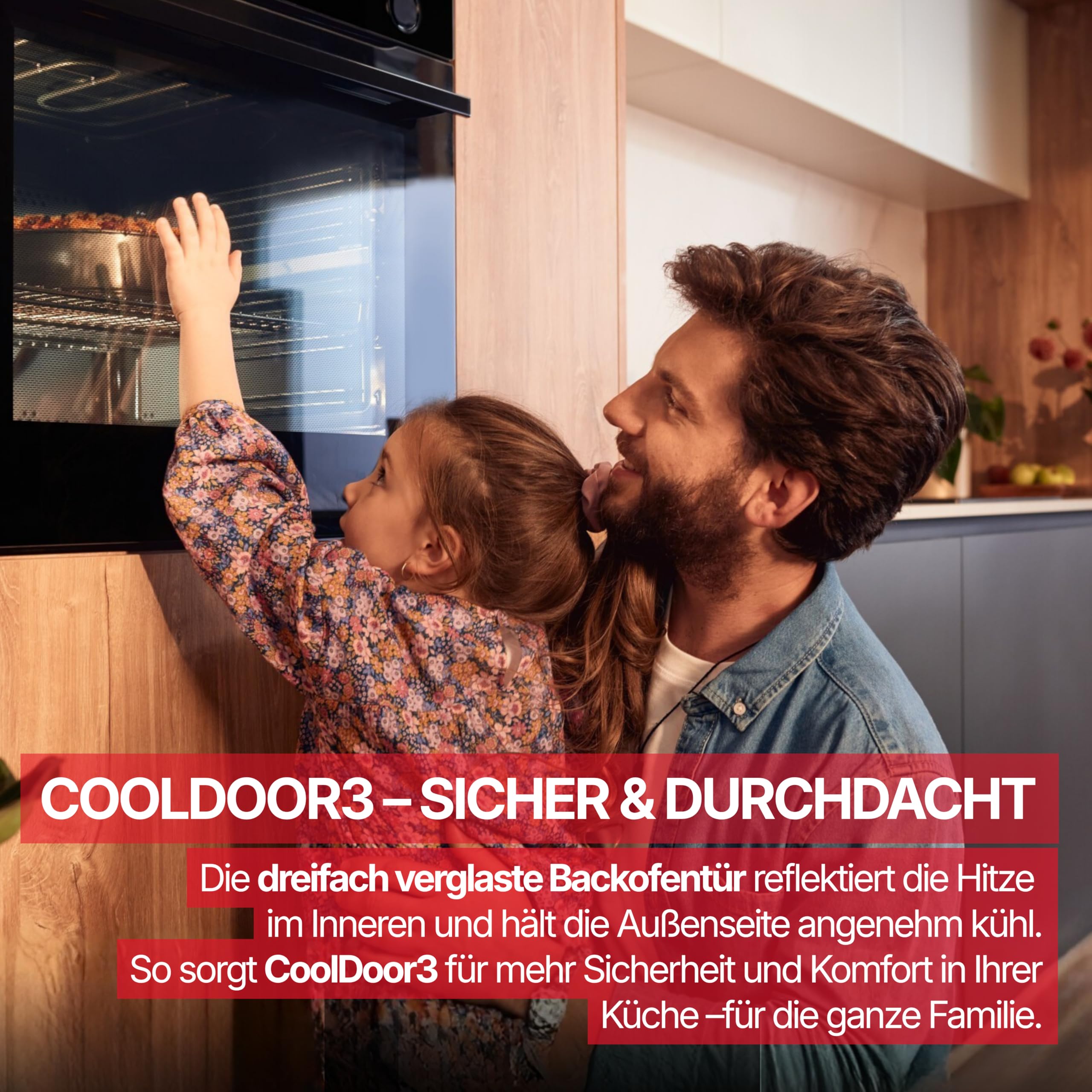 Amica Einbaubackofen 60 cm 77 l XXL‑Garraum 11 Backofenfunktionen Schnellaufheizung Seitengitter Steam Clean CoolDoor3 SensorControl Timer ABE 94410 S – einbaubackofen schwarzglas
