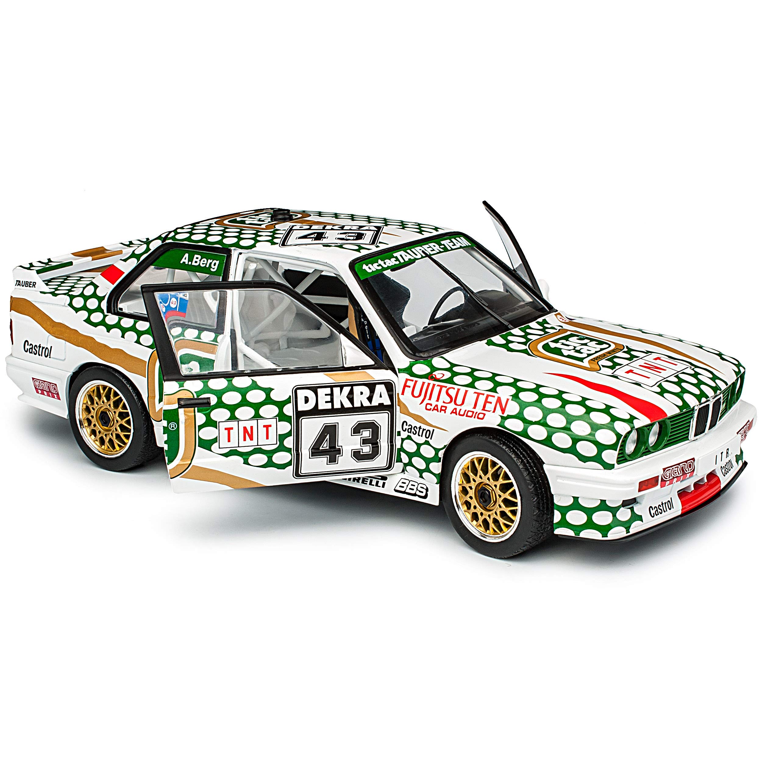 Generisch B*M*W 3er E30 M3 Coupe Sport Evolution DTM 1992 Berg Tic Tac 1982-1994 1/18 Solido Modell Auto