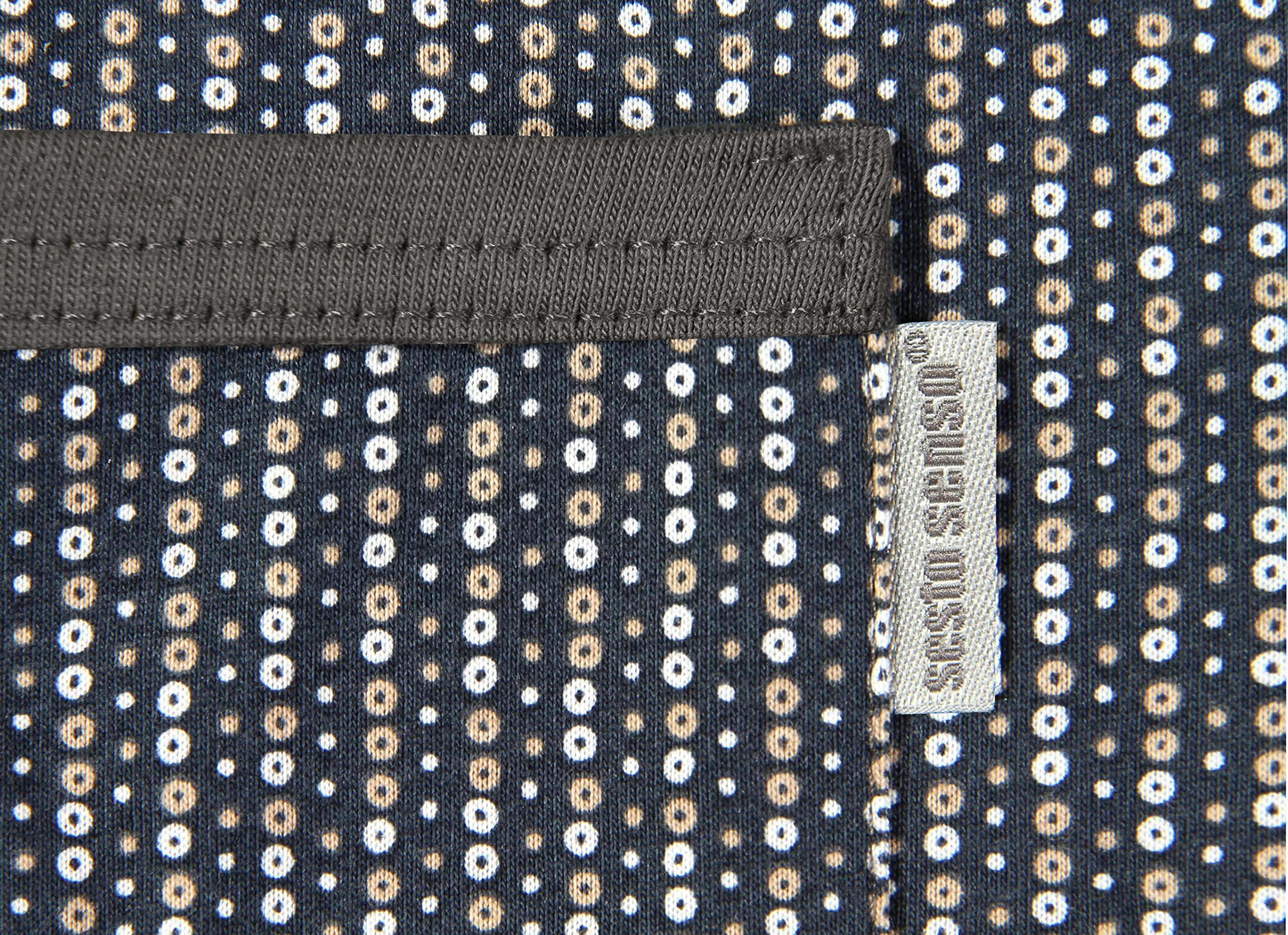 sesto senso Eleganter Herren Schlafanzug Lang zum Knöpfen 100% Baumwolle Pyjama mit Knopfleiste