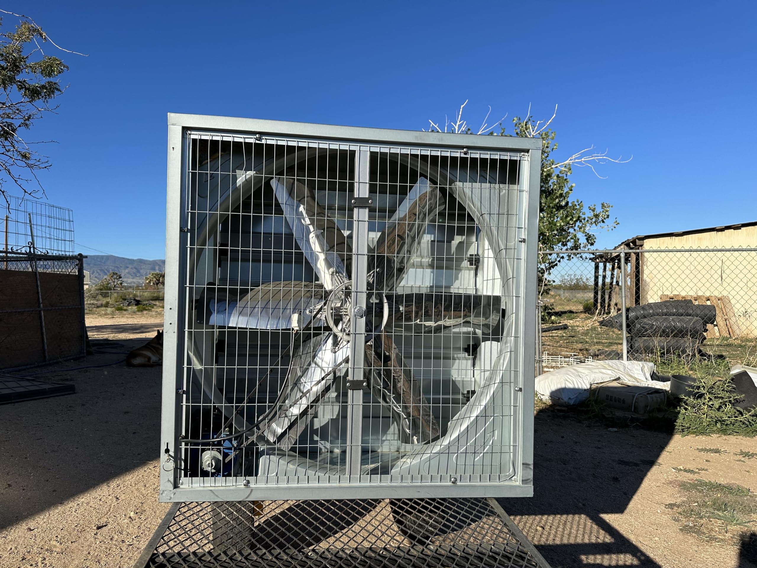 Amazon.com: Belt Driven Greenhouse Exhaust Fan With Shutter