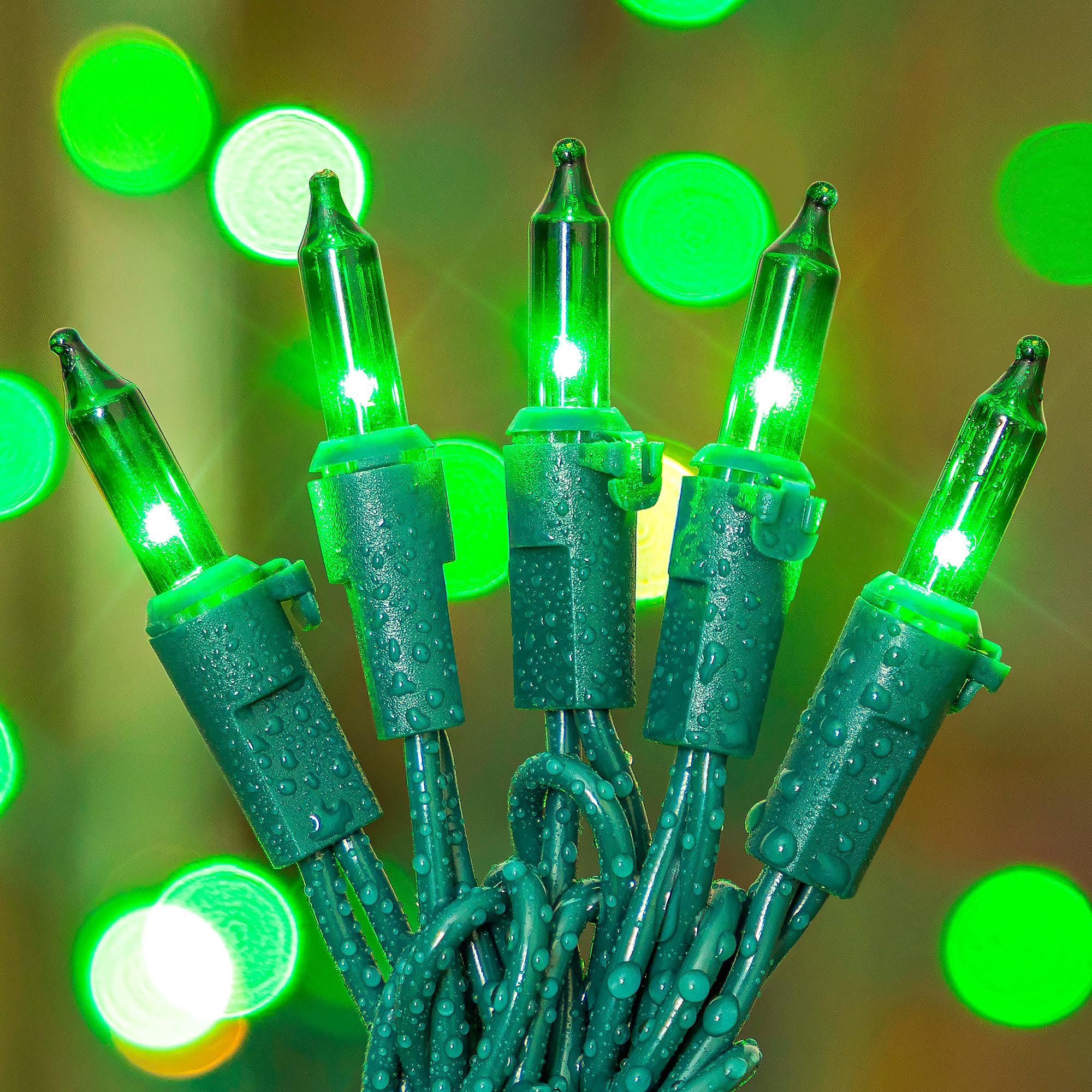 Amazon.com: mimigogo 50-Count Green Christmas Lights,13Feet