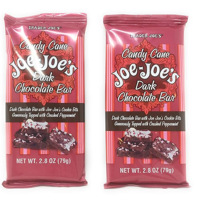 Trader Joe's Candy Cane JoeJoe's Dark Chocolate Bar Net