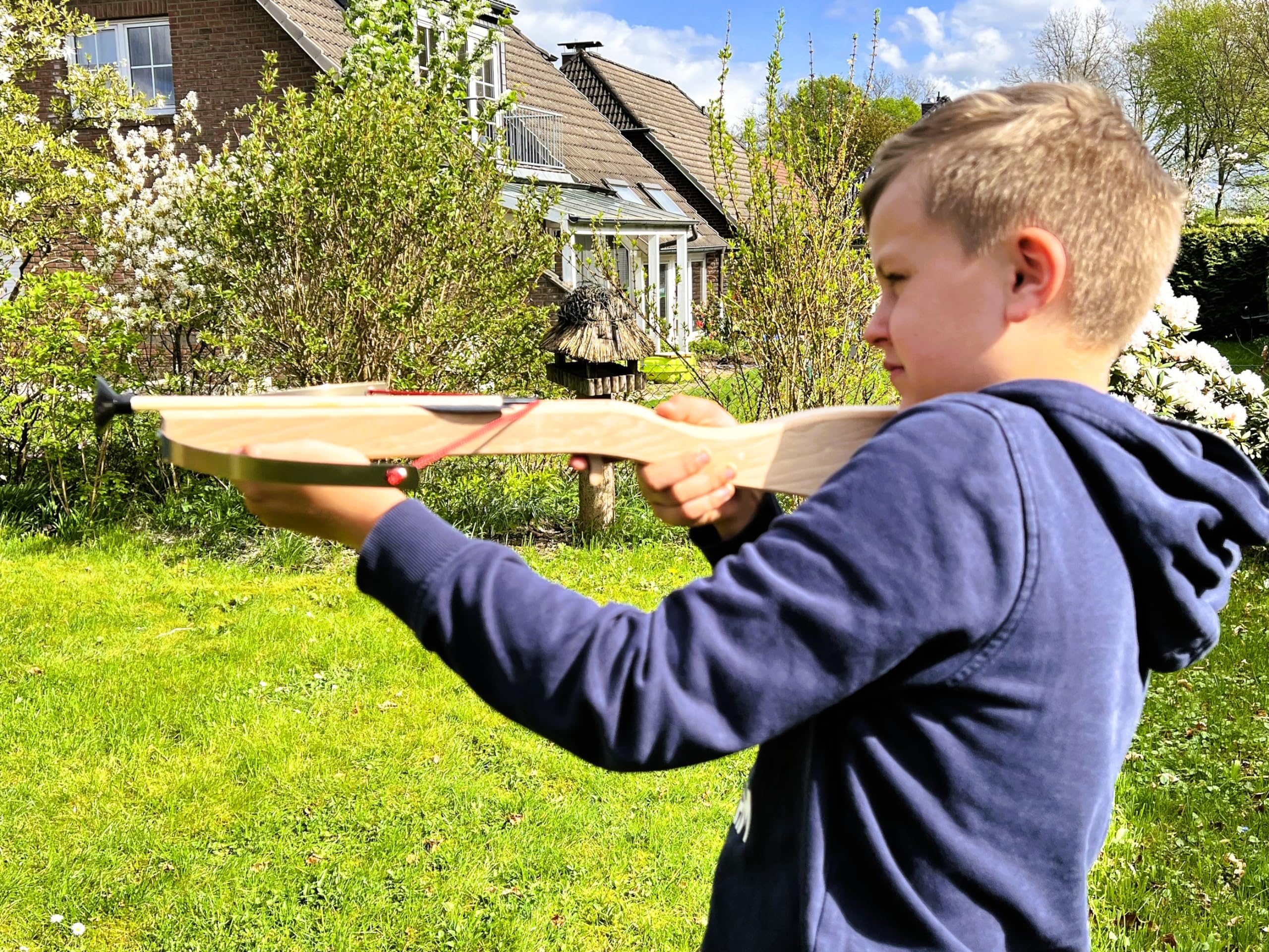 arbalète Historique avec 3 flèches incluses | arbalète en Bois | équipement de Chevalier | tir de précision en extérieur