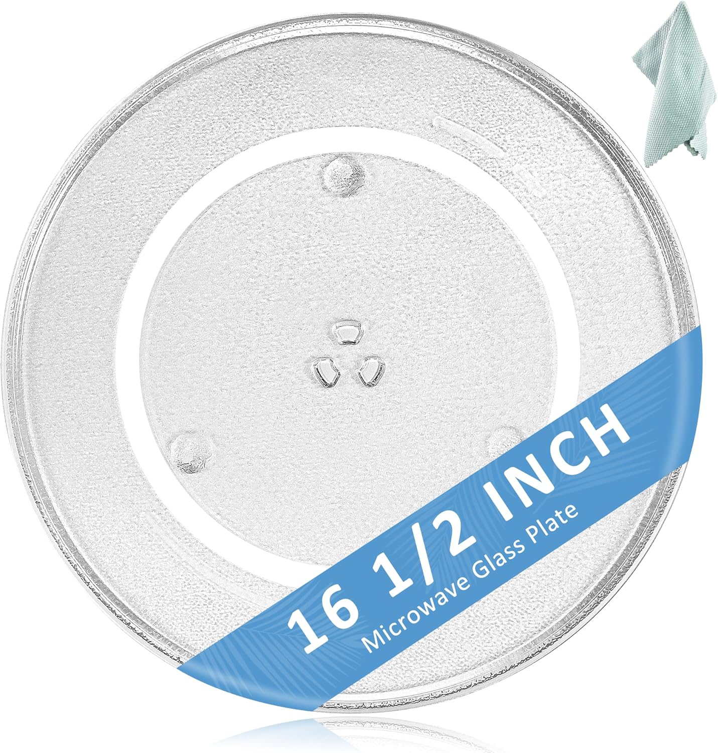WB48X10046 Microwave Glass Turntable Plate 16 1/2 inches