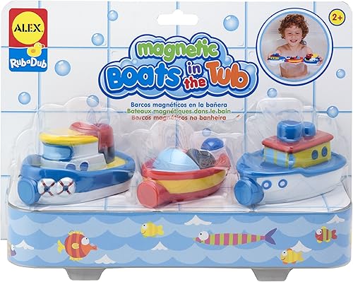 ALEX Toys lanchas magnéticas Al agua patos para la bañera