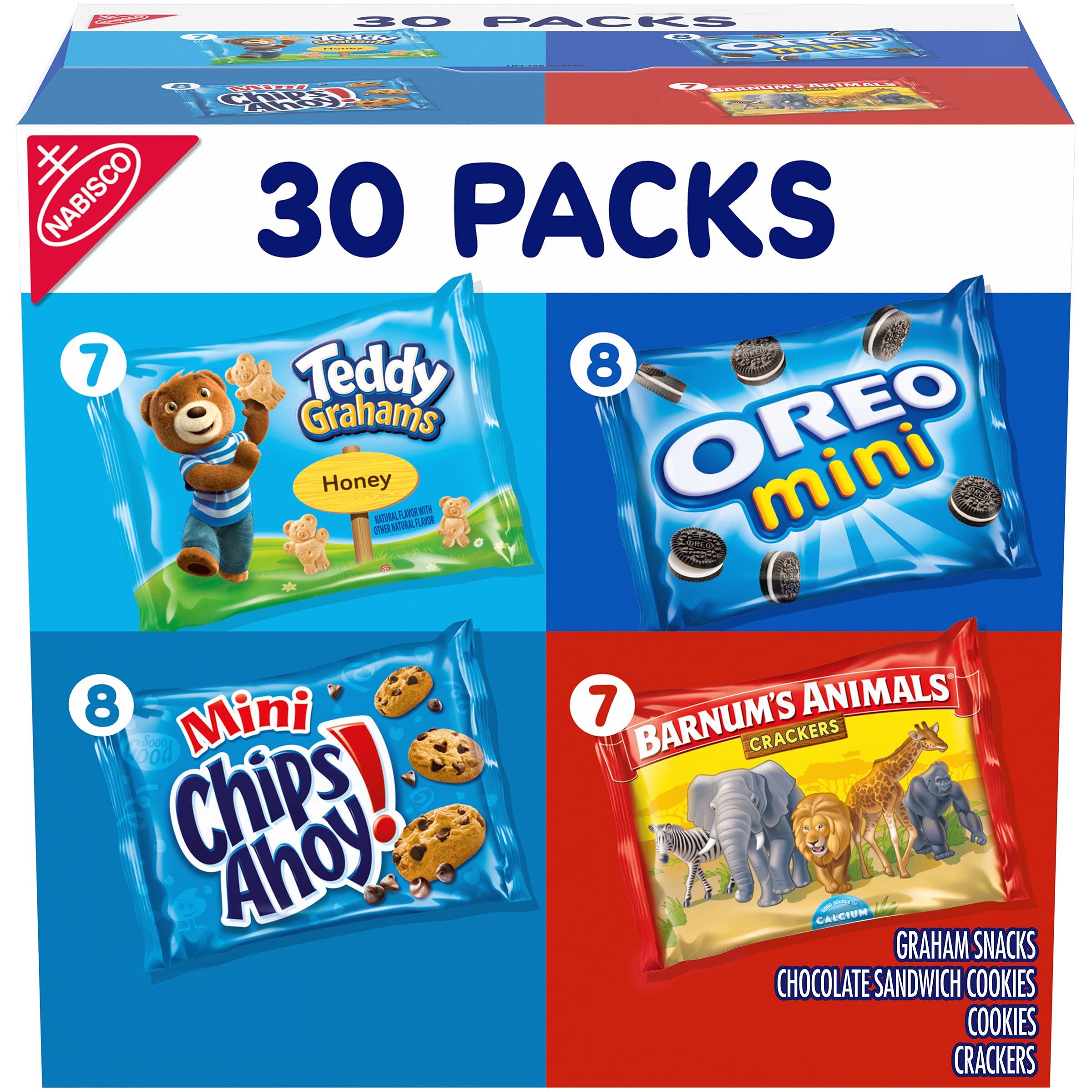 Nabisco Team Favorites Variety Pack OREO Mini CHIPS AHOY Mini Teddy | amzdealz