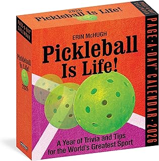 Pickleball Is Life! Page-A-Day Calendar 2026: Trivia, Tips, and Wisdom for the World's Greatest Sport