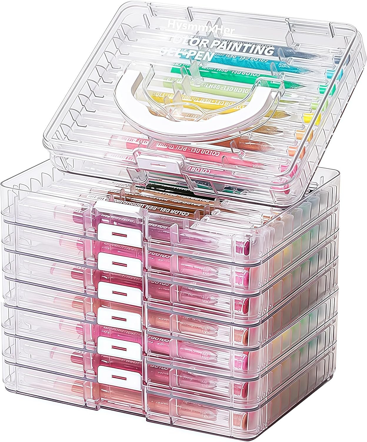 72 Advanced Colored Gel Pens Set, 0.6mm Fine Point for Black Paper & White Paper, Pens for Journaling, Adult Coloring Books, Bible, Drawing, Note Taking, Art & Journaling Supplies