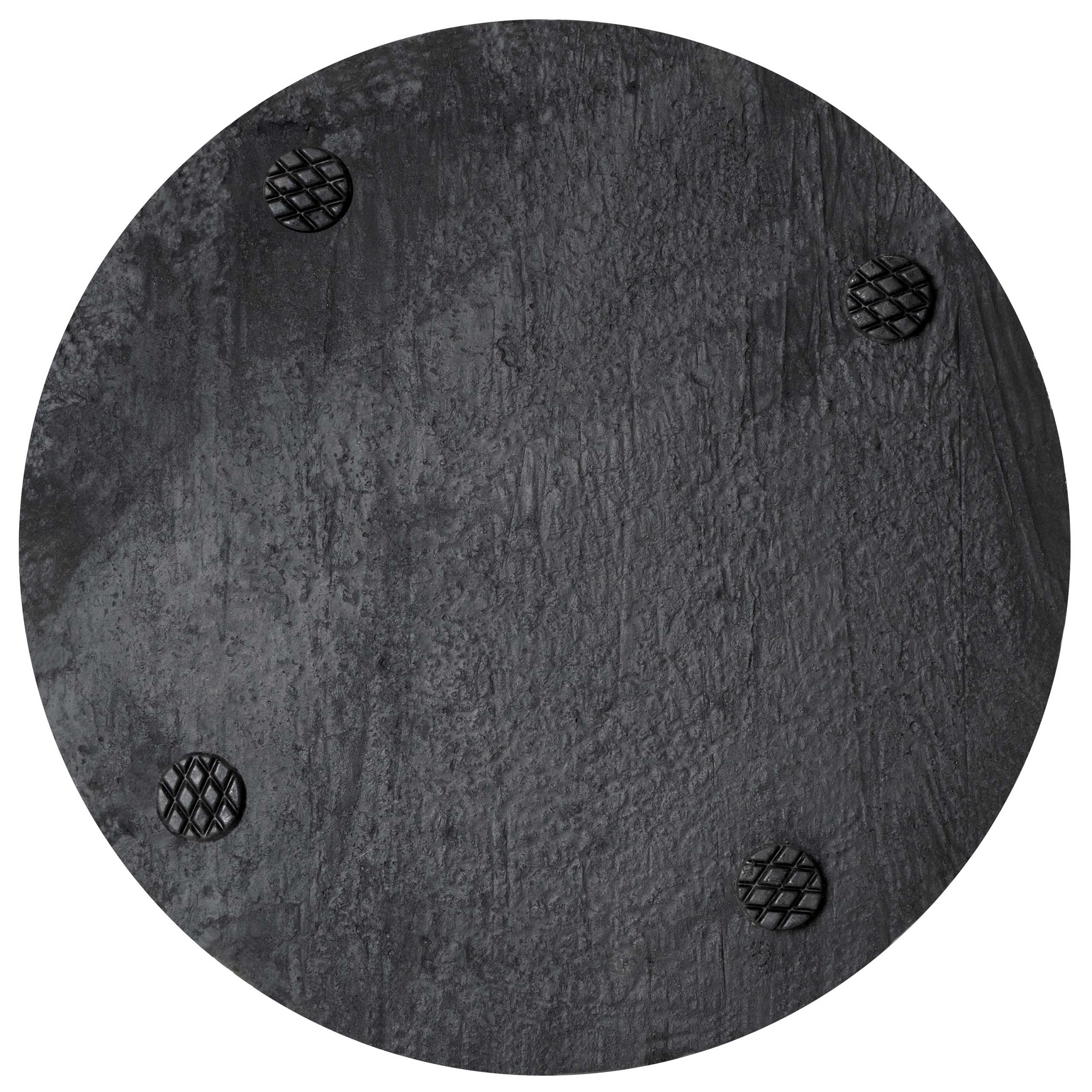 Nexos Trading Schirmständer Beton rund schwarz 15 kg Ø 40 & 45 cm Sonnenschirmständer für Schirme bis 2m Sonnenschirmhalter robust (40 cm)