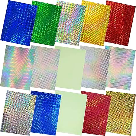 custom fishing lure tape FINGERINSPIRE 24 Sheets 8x4 Inch Holographic Fish Scale Sticker self sticking #CLA3000 Your Best Spring Fishing Size:S79 PE8-10 GT POPPER