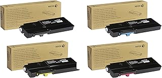 Xerox VersaLink C400/C405 Cyan, Magenta, Yellow, and Black High Capacity Toner Cartridge Multi-Pack (5,000 Pages) - 106R03512, 106R03513