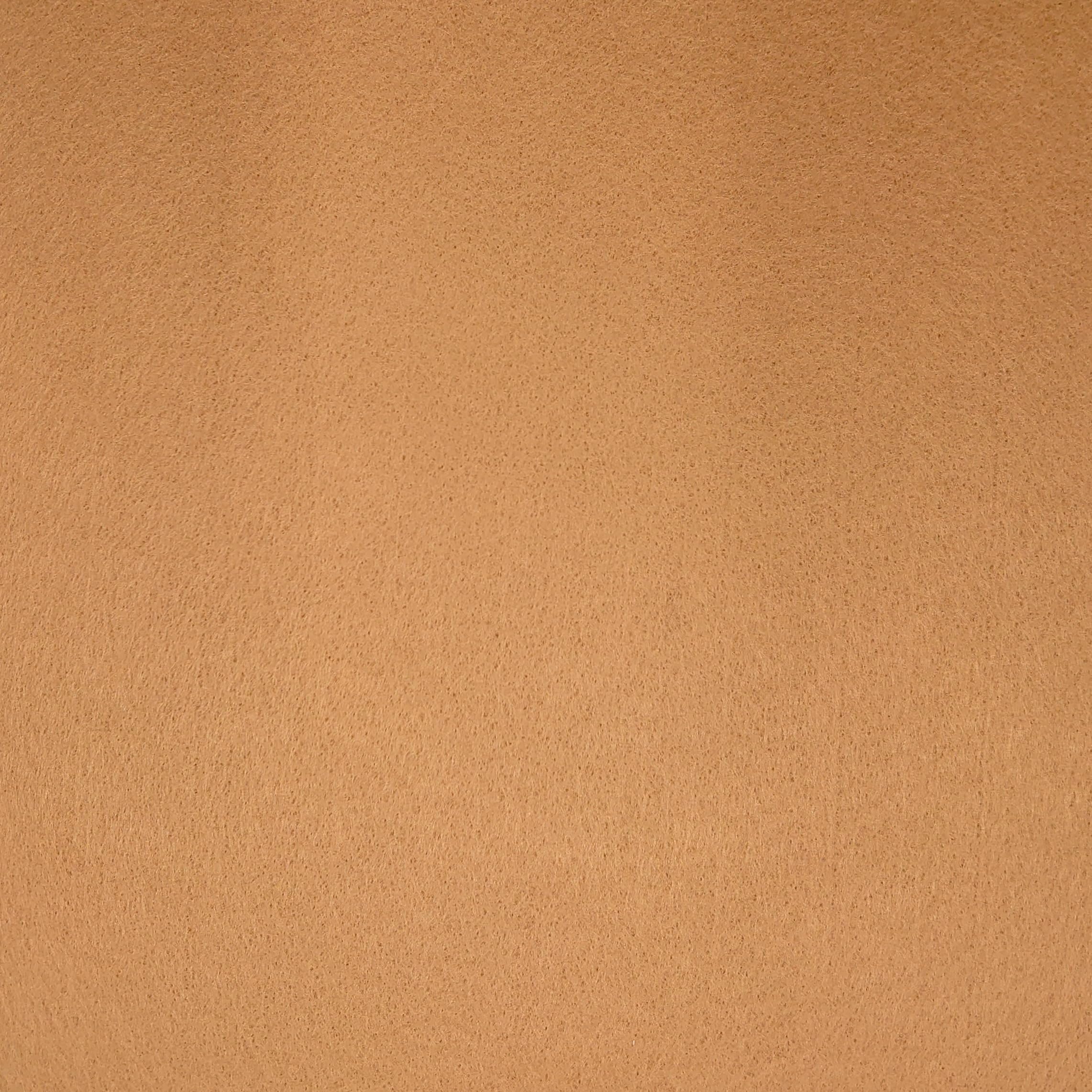 Self Adhesive Polyester Felt 48cm Wide Various Sizes Approx 1.2mm Plain Stick On (Teddy, 2 Metres 200cm x 48cm)
