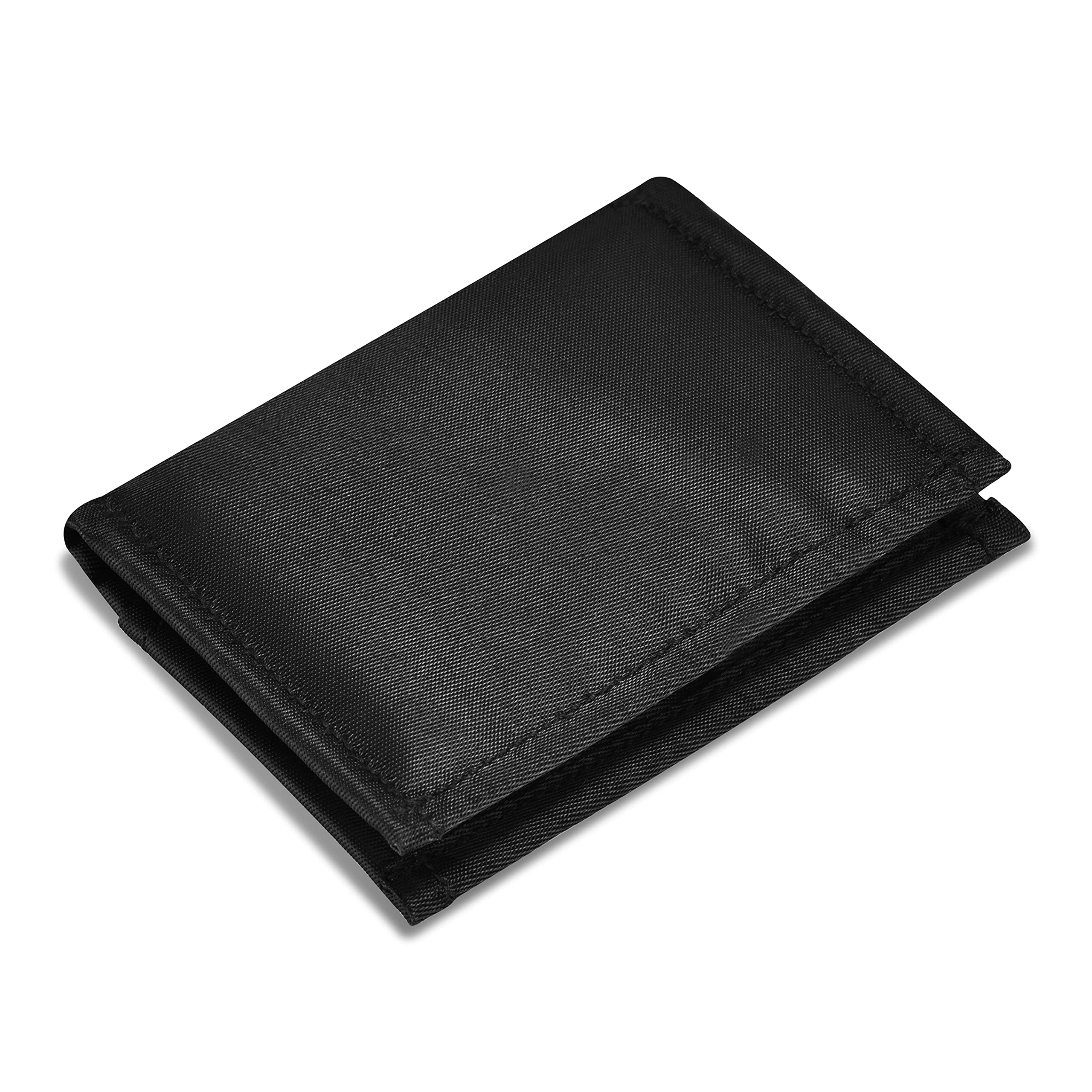 Technical Nylon Card Wallet Minimalist Case Holder for Men Women Unisex (Jet Black) (Minimalist, Nylon)-image-49