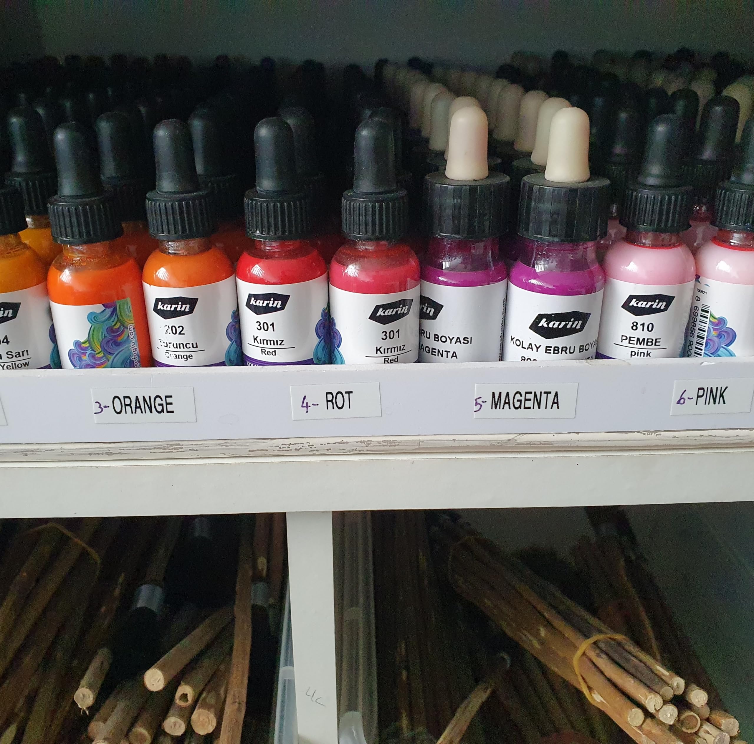 Karin Marmoriergrund 250 g – Addensante di alta qualità e materiale per il fai da te e la pittura per la tradizionale tecnologia Ebru- per una distribuzione uniforme dei colori a base d'acqua