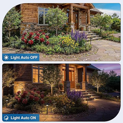 Miniatura 4 de SUNVIE Transformador de paisaje de bajo voltaje de 300 W, 3 zonas, control independiente, transformador de bajo voltaje al aire libre con