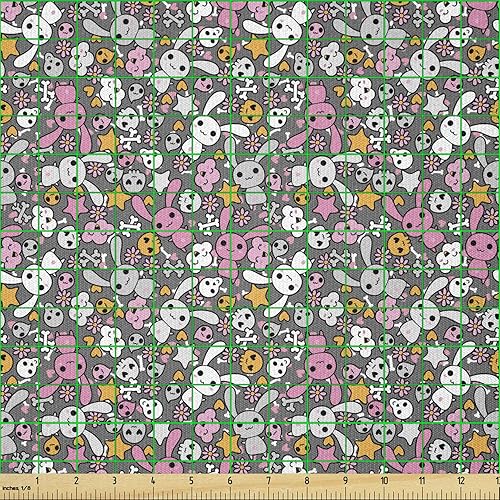 Vista 708 de Ambesonne - Tela de punto elástica