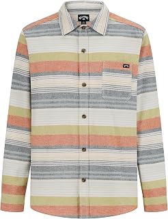 Boys' Long Sleeve Button-Down Flannel Shirt
