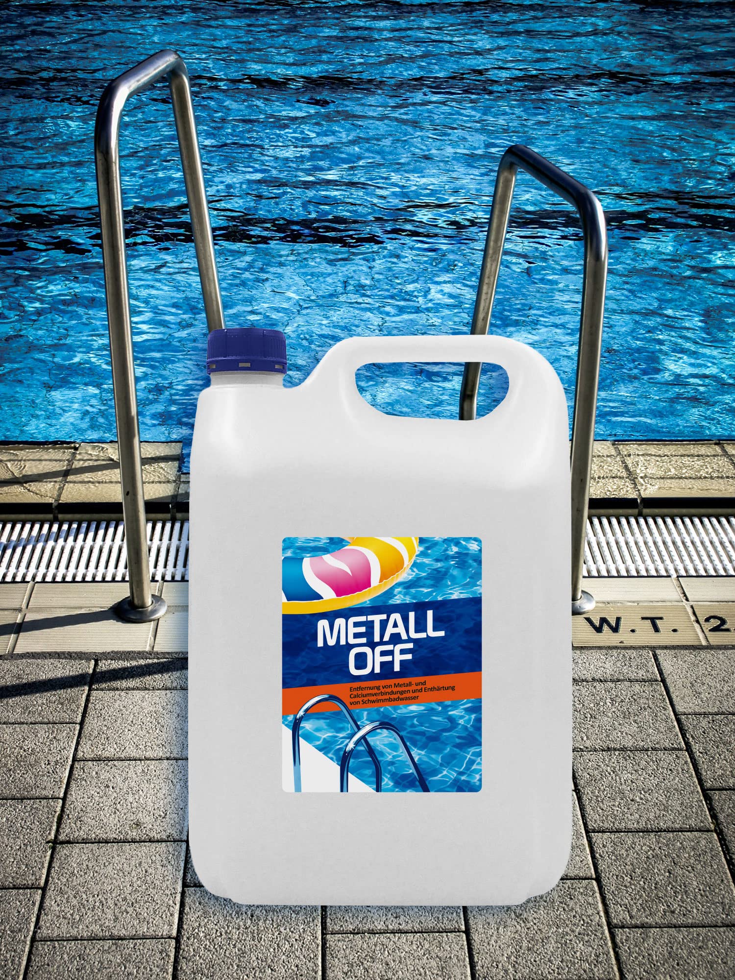 Gamix Metall-Ex für Pool | Metall entferner | Metall neutralisator für schwimbad | für kristallklares Wasser 4L