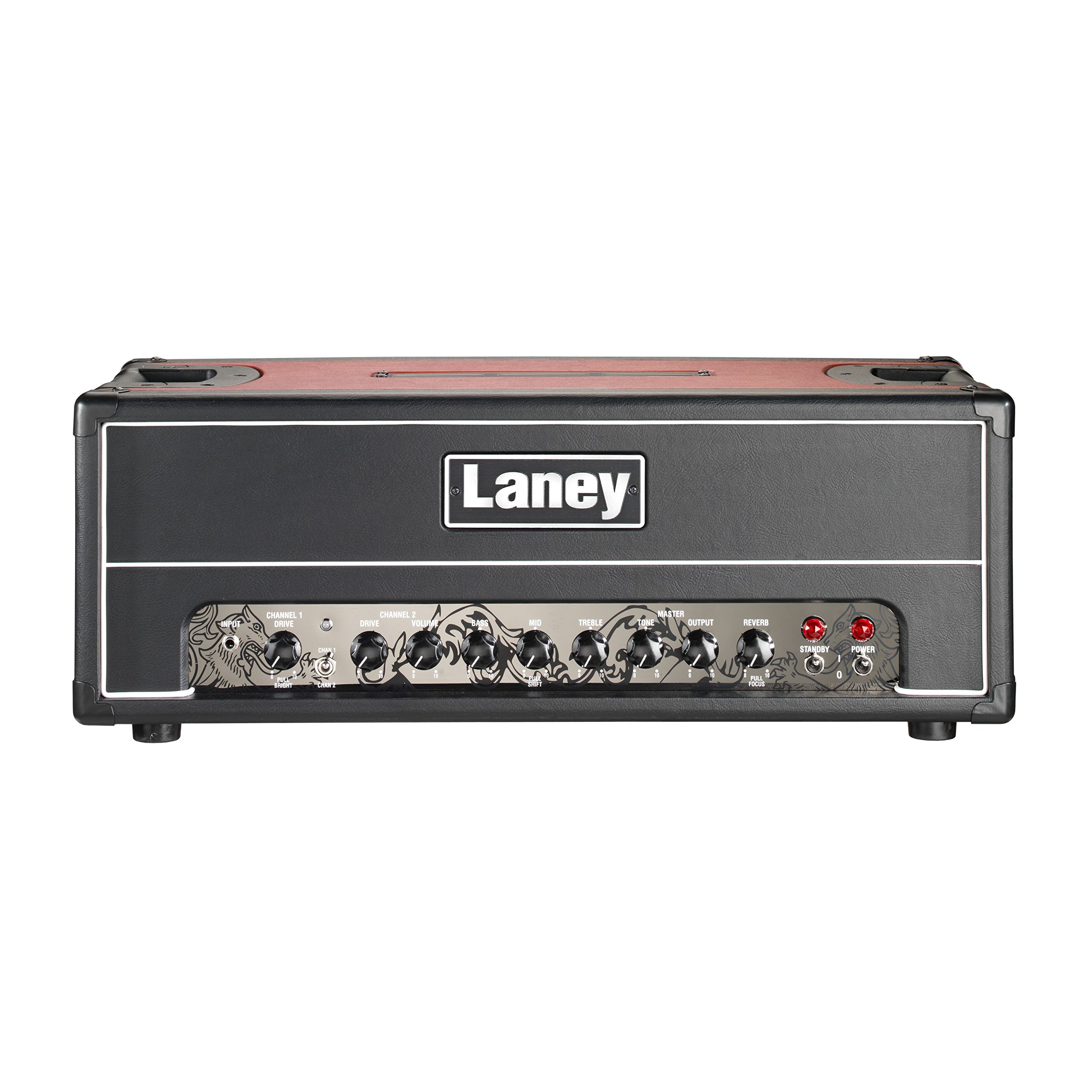 Laney GHR Series GH100R - All Tube Twin Channel Guitar Amp Head - 100W - With Reverb