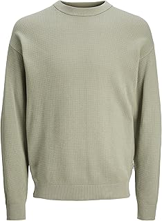 JACK & JONES Men's Jorscott Knit Crew Neck Knitted Jumper
