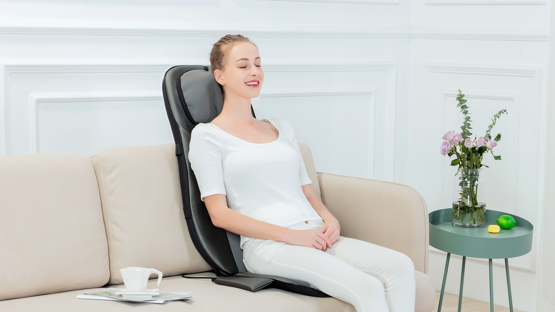 Watch Snailax shiatsu Neck & Back Massager SL-233 on Amazon Live