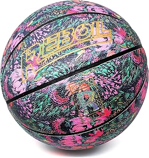 Premium Design Leather/Rubber Basketball - Kids & Youth, Size 3/4/5/6/7