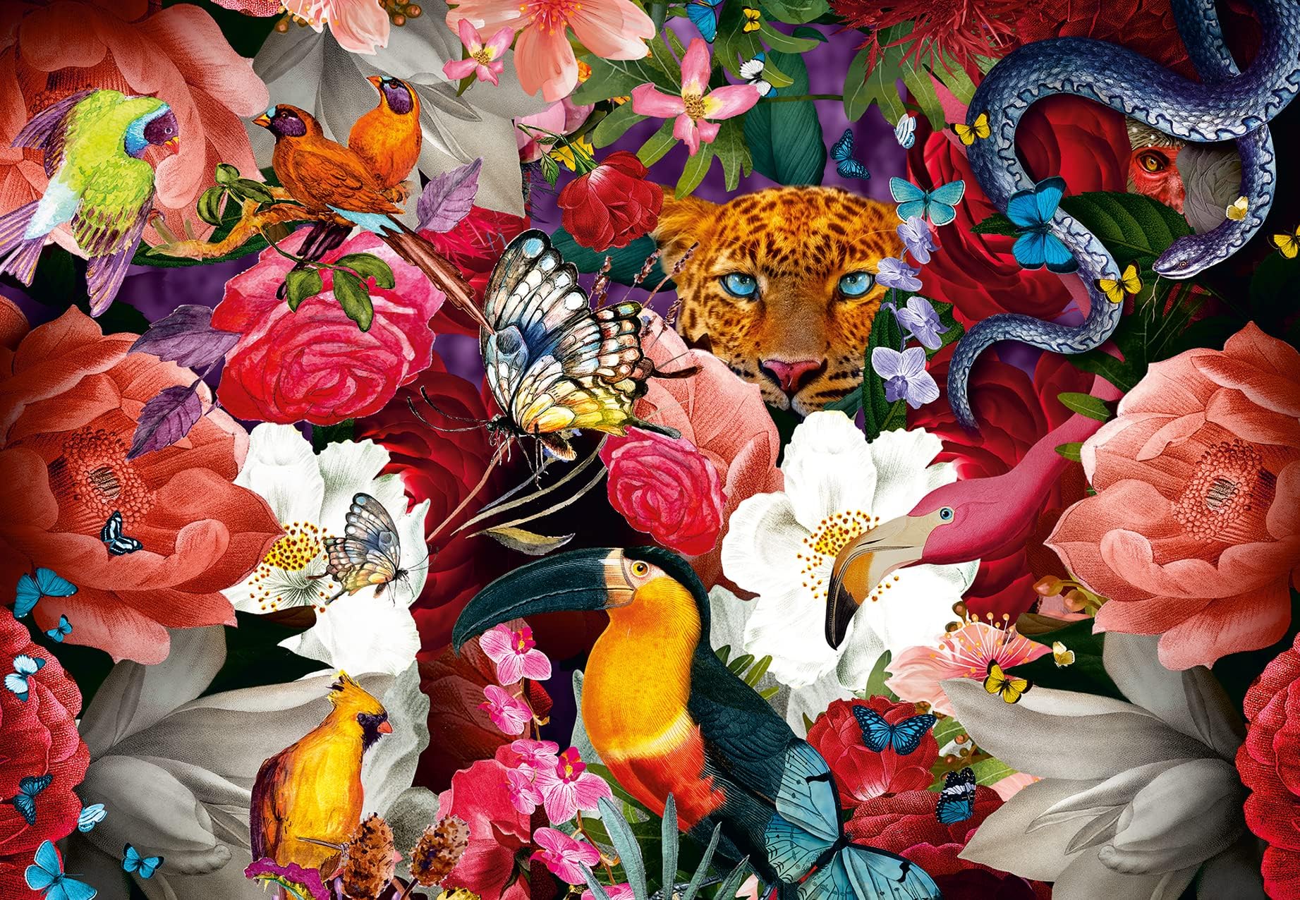RAVENSBURGER PUZZLE 13309 Flowers-Puzzle Moment 300 Pieces